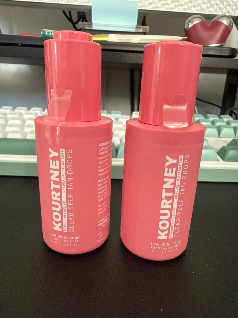 Kourtney Clear Self-Tan‎ Drops —(Set of 2)